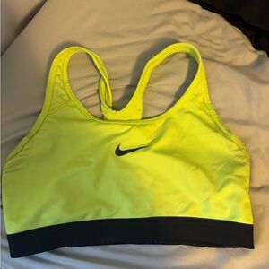 Nike Women's Yellow Sports Bra